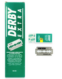 Derby Extra Stainless Double Edge Blade - Box of 20 Packs (Green)