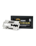 Derby Extra Premium Double Edge Blades Box 5pcs*20 Dispensers (Black)