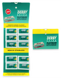 DERBY EXTRA Double Edge Razor Blades (Value Pack) 10 packs of 5pcs