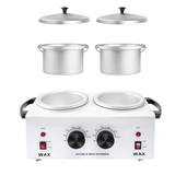 Pilot Professional Double Wax Heater DWH-001 – Dual Pot Wax Warmer for Hair Removal, 1000ml Capacity, Mechanical Temperature Control, Salon & Home Use, 110V/220V