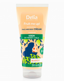 Delia Fruit Me Up Face and Body Cream Mango Scented 200ml - Soybean Oil, Vitamin E & Shea Butter