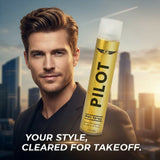 Pilot Hair Spray - 600 ml Long Lasting Styling Spray, Up to 24 Hour Hold, Controls Flyaways & Baby Hair, Professional Salon Finish