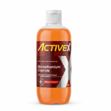 Active X antiseptic spray for manicure and pedicure post nail treatment hygiene on white background