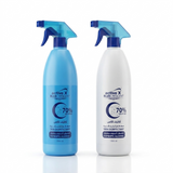 ActiveX Blue Crescent 70% Isopropyl Alcohol disinfectant spray 1000ml with trigger for professional salon use