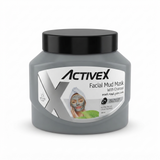 ActiveX Charcoal Facial Mud Mask 500ml deep cleansing face mask for refreshed skin.