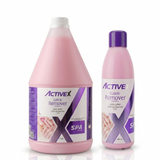 ActiveX Professional Cuticle Remover available in 1000ml and 1 USG salon sizes for manicure and pedicure care