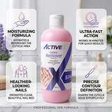 Benefits of ActiveX Cuticle Remover for manicure and pedicure nail preparation