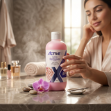 Using ActiveX Cuticle Remover during a professional manicure treatment