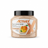 ActiveX Face & Body Scrub 500ml Apricot – Deep Exfoliating Scrub for Smooth, Soft & Radiant Skin