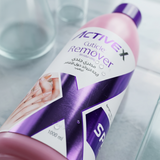 Close-up of ActiveX professional cuticle remover formula for nail preparation and cuticle care