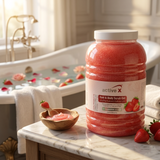 ActiveX Strawberry Foot and Body Scrub Gel lifestyle image for smooth glowing skin care routine