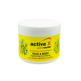 ActiveX Face & Body Exfoliating Scrub 500 g– Skin Lightening, Brightening & Hydrating Cream with Argan Oil, Niacinamide for Radiant, Smooth, and Glowing Skin