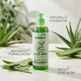 Aloe vera shampoo 500ml ingredients showing hydrating and scalp soothing hair care formula