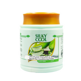 Silky Cool Hot Oil 1000 ML - Aloe Vera Infused Deep Hydration & Repair for Dry, Damaged Hair