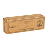BarberTop hair fiber applicator powder pump with jar Q-128 Gold on white background