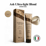BBCOS EARTHIA COLOR Nathue Complex ammonia-free vegan permanent hair color 100ml in shade Ash Ultra-light Blond