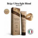 BBCOS EARTHIA COLOR Nathue Complex Ammonia-Free Vegan Permanent Hair Color 100ml – 10.7 – Beige Ultra-light Blond