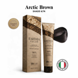 BBCOS EARTHIA COLOR Nathue Complex ammonia-free vegan permanent hair color 100ml in shade Arctic Brown