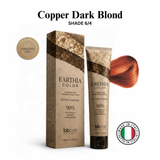 BBCOS EARTHIA COLOR Nathue Complex ammonia-free vegan permanent hair color 100ml in shade Copper Dark Blond