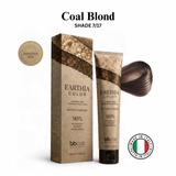 BBCOS EARTHIA COLOR Nathue Complex ammonia-free vegan permanent hair color 100ml in shade Coal Blond
