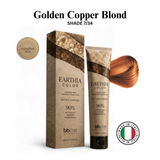 BBCOS EARTHIA COLOR Nathue Complex ammonia-free vegan permanent hair color 100ml in shade Golden Copper Blond