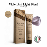 BBCOS EARTHIA COLOR Nathue Complex Ammonia-Free Vegan Permanent Hair Color 100ml – 8.21 – Violet Ash Light Blond