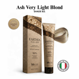 BBCOS EARTHIA COLOR Nathue Complex ammonia-free vegan permanent hair color 100ml in shade Ash Very Light Blond