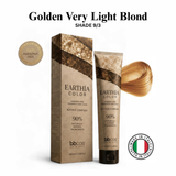 BBCOS EARTHIA COLOR Nathue Complex ammonia-free vegan permanent hair color 100ml in shade Golden Very Light Blond