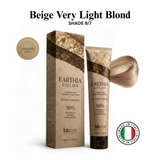 BBCOS EARTHIA COLOR Nathue Complex Ammonia-Free Vegan Permanent Hair Color 100ml – 9.7 – Beige Very Light Blond