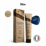 BBCOS EARTHIA COLOR Nathue Complex ammonia-free vegan permanent hair color 100ml in shade Blue