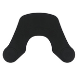 Black Salon Cape with Hair Cutting Collar – Waterproof – Hairdressing, Barber, Makeup, Beard Shaving