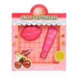 Mond’Sub Lip Care Kit – Korean Vegan Lip Balm & Overnight Lip Mask Duo (Strawberry / Cherry) Hydrating, Nourishing & Repairing Lip Treatment for Dry Lips