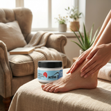 Cracked heel cream for soft smooth hydrated feet daily foot care treatment
