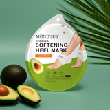 Mond’Sub Heel Mask Collection (1 Pair) – Avocado, Dragon Fruit & Lemon , Cracked Heel Repair, Moisturizing & Nourishing Foot Mask