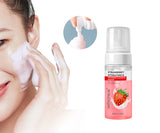 Mond’Sub Vegan Face Cleansing Mousse 120ml – Hydrating, Brightening, Oil-Control & Gentle Foaming Facial Cleanser (Strawberry, Blueberry, Green Tea, Vitamin C)
