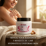 Benefits of ActiveX exfoliating cream including exfoliation, moisturization and skin smoothing