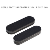 Pilot P-3041R Foot File Refill Sandpaper 50 pcs – Grit 240 for Pedicure, Dry Skin & Callus Removal – Replacement Pads for Foot File Tools
