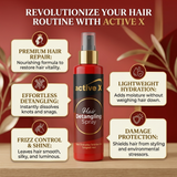 Hair detangler spray benefits infographic knot free hair anti breakage smooth shiny finish