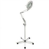 Jully France M-2021 professional magnifying lamp stand with 5X optical glass lens