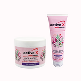 ActiveX Face & Body Lightening Scrub with Lavender oil – Exfoliating & Brightening Cream with Lavender for Smooth, Glowing Skin