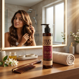 Leave in hair conditioner for soft silky smooth frizz free shiny hair daily use