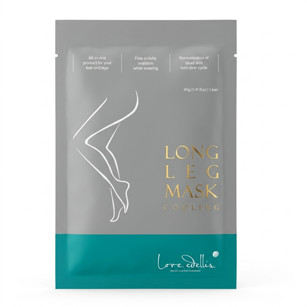 Leg Mask Love Edellis Long Leg Mask Cooling 40g | Cooling & Hydrating Leg Care ...