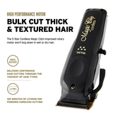 WAHL Barber Cordless Combo (Magic Clip & Detailer ) Black