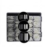 Professional Nail Extension Tips YDLA013 in Clear and Natural variants