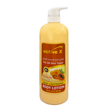 ActiveX Lightening Body Lotion 1000 ml : Non-Greasy Moisturizer with Velvety Finish