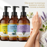 Post waxing cleansing oil 500ml lavender lemon natural variants for wax residue removal and skin soothing