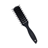 Professional hairstyling routine using Hairbrush 2 Faces P-62
