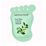 Mond’Sub Exfoliating Foot Peeling Mask – Lavender & Tea Tree Callus Removal, Dead Skin Peeling & Soft Feet Treatment (1 Pair, 40ml)