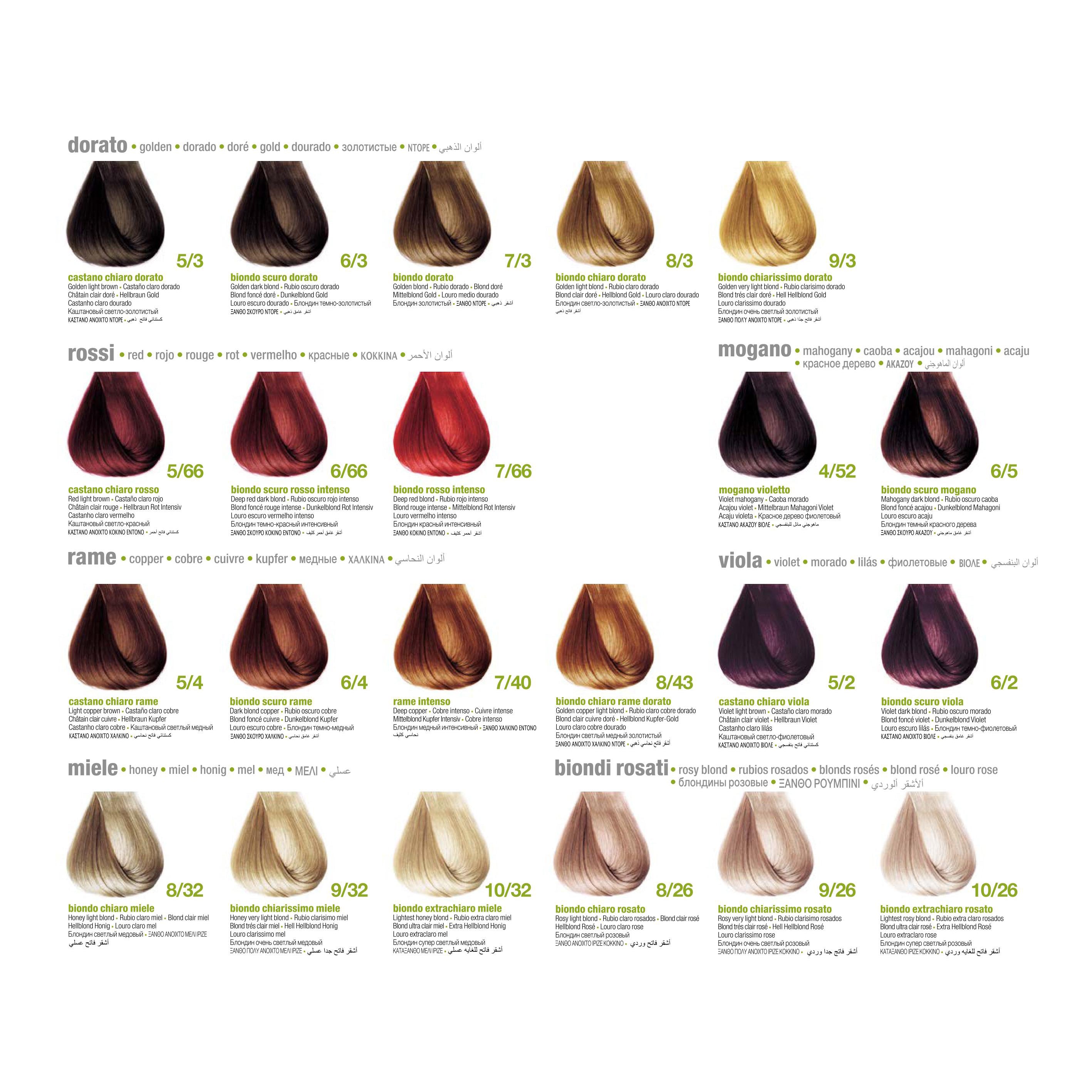 Keratin: Zero Amonia + Keratin Color Chart / Catalogue for Vibrant, Ra ...