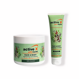 Activex Face & Body Lightening Scrubbing Cream with Aloe Vera (150ml / 500 ml)  – Gentle Exfoliating & Brightening Cream for Smooth, Glowing Skin